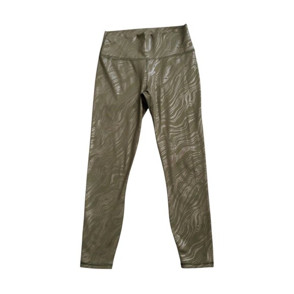 FABLETICS Womens Size XS Define Powerhold High Waisted 7/8 Ranger Green Leggings - Picture 2 of 7